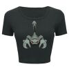 Ladies' Poly-Cotton Crop T-Shirt Thumbnail