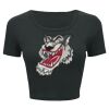 Ladies' Poly-Cotton Crop T-Shirt Thumbnail