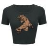 Ladies' Poly-Cotton Crop T-Shirt Thumbnail