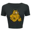 Ladies' Poly-Cotton Crop T-Shirt Thumbnail