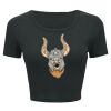 Ladies' Poly-Cotton Crop T-Shirt Thumbnail