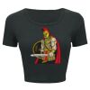 Ladies' Poly-Cotton Crop T-Shirt Thumbnail