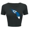 Ladies' Poly-Cotton Crop T-Shirt Thumbnail
