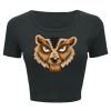 Ladies' Poly-Cotton Crop T-Shirt Thumbnail