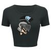 Ladies' Poly-Cotton Crop T-Shirt Thumbnail