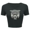 Ladies' Poly-Cotton Crop T-Shirt Thumbnail