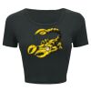 Ladies' Poly-Cotton Crop T-Shirt Thumbnail