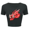 Ladies' Poly-Cotton Crop T-Shirt Thumbnail