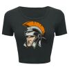 Ladies' Poly-Cotton Crop T-Shirt Thumbnail