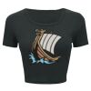 Ladies' Poly-Cotton Crop T-Shirt Thumbnail