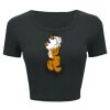Ladies' Poly-Cotton Crop T-Shirt Thumbnail