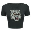 Ladies' Poly-Cotton Crop T-Shirt Thumbnail