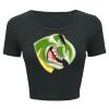 Ladies' Poly-Cotton Crop T-Shirt Thumbnail