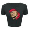 Ladies' Poly-Cotton Crop T-Shirt Thumbnail