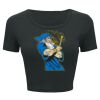 Ladies' Poly-Cotton Crop T-Shirt Thumbnail