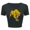 Ladies' Poly-Cotton Crop T-Shirt Thumbnail