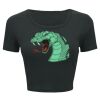 Ladies' Poly-Cotton Crop T-Shirt Thumbnail