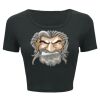 Ladies' Poly-Cotton Crop T-Shirt Thumbnail