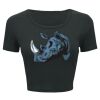 Ladies' Poly-Cotton Crop T-Shirt Thumbnail