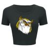 Ladies' Poly-Cotton Crop T-Shirt Thumbnail