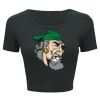 Ladies' Poly-Cotton Crop T-Shirt Thumbnail