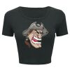 Ladies' Poly-Cotton Crop T-Shirt Thumbnail