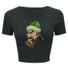 Ladies' Poly-Cotton Crop T-Shirt Thumbnail