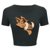 Ladies' Poly-Cotton Crop T-Shirt Thumbnail