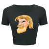 Ladies' Poly-Cotton Crop T-Shirt Thumbnail