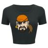 Ladies' Poly-Cotton Crop T-Shirt Thumbnail
