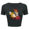 Ladies' Poly-Cotton Crop T-Shirt Thumbnail