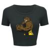 Ladies' Poly-Cotton Crop T-Shirt Thumbnail