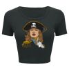 Ladies' Poly-Cotton Crop T-Shirt Thumbnail