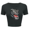 Ladies' Poly-Cotton Crop T-Shirt Thumbnail