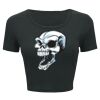 Ladies' Poly-Cotton Crop T-Shirt Thumbnail