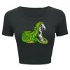 Ladies' Poly-Cotton Crop T-Shirt Thumbnail