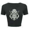 Ladies' Poly-Cotton Crop T-Shirt Thumbnail