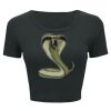 Ladies' Poly-Cotton Crop T-Shirt Thumbnail