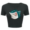 Ladies' Poly-Cotton Crop T-Shirt Thumbnail