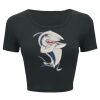 Ladies' Poly-Cotton Crop T-Shirt Thumbnail