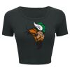 Ladies' Poly-Cotton Crop T-Shirt Thumbnail