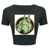 Ladies' Poly-Cotton Crop T-Shirt Thumbnail