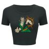 Ladies' Poly-Cotton Crop T-Shirt Thumbnail
