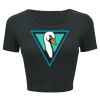Ladies' Poly-Cotton Crop T-Shirt Thumbnail