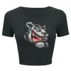 Ladies' Poly-Cotton Crop T-Shirt Thumbnail