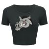 Ladies' Poly-Cotton Crop T-Shirt Thumbnail