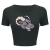 Ladies' Poly-Cotton Crop T-Shirt Thumbnail