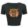 Ladies' Poly-Cotton Crop T-Shirt Thumbnail
