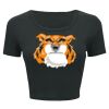 Ladies' Poly-Cotton Crop T-Shirt Thumbnail