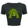Ladies' Poly-Cotton Crop T-Shirt Thumbnail